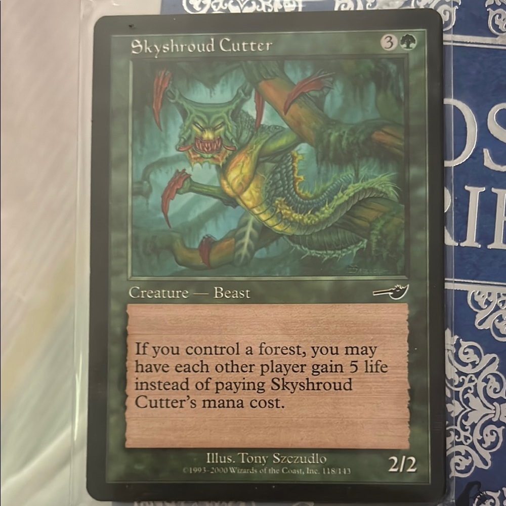 Skyshroud Cutter Trading Card Nemesis